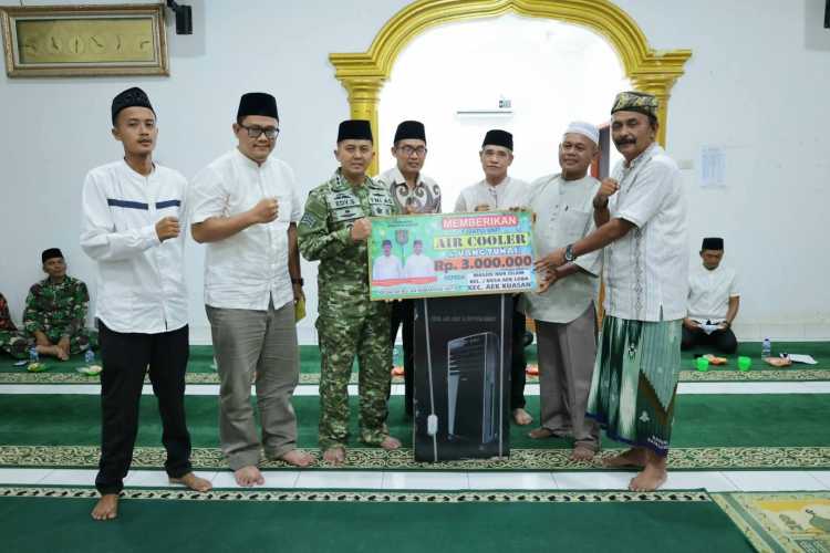 Komandan Kodim 0208/Asahan Pimpin Safari Ramadhan 1447 Hijriah Forkopimda Kabupaten Asahan di Desa Aek Loba