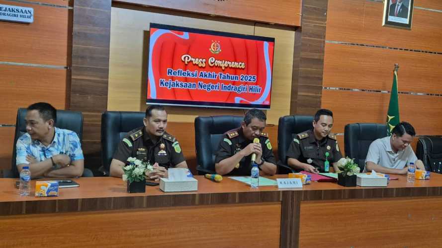 Kejari Inhil Tangani 8 Kasus Korupsi Sepanjang 2025, Rp1,6 Miliar Uang Negara Diselamatkan