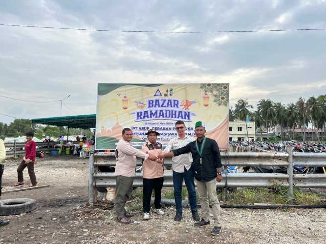 Tebar Kebahagiaan di Bulan Suci, PT RSUP Gelar Bazar Ramadhan Gratis untuk Masyarakat Pulau Burung