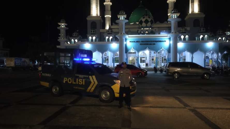 Paket Sholeh Polsek Bengkalis: Pengamanan  Ketentraman Sholat Taraweh