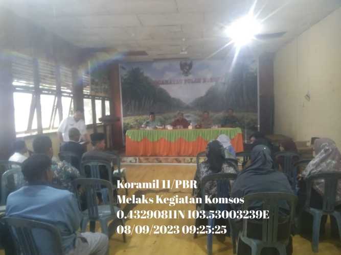 Pelda Rafli Menghadiri Rapat Pemantapan Keberangkatan  Kafilah Pulau Burung