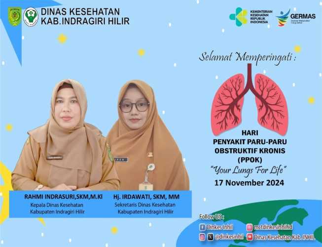 Hari PPOK: Dinkes Inhil Gelar Himbauan dan Layanan Kesehatan