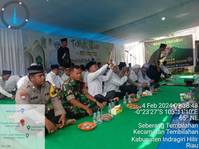 Dampingi Pj. Bupati   Sertu M.Yasin Hadiri Peringatan Isra Mi'raj