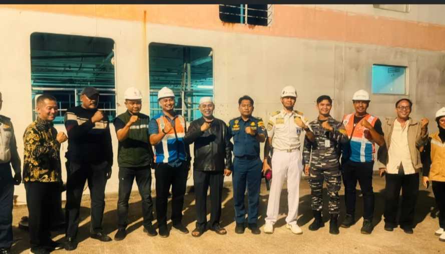 KSOP Kelas IV Tembilahan Awasi Kedatangan KMP Berembang untuk Dongkrak Ekonomi Inhil