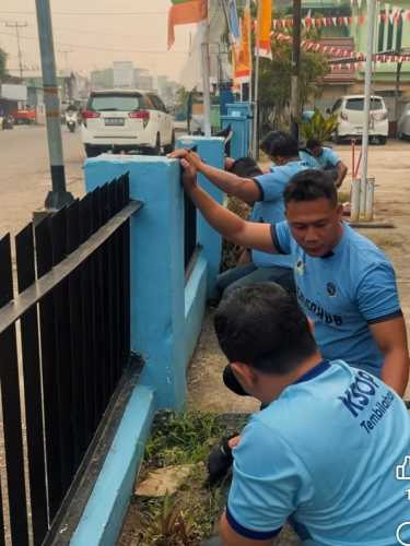 Sambut Harhubnas, KSOP Kelas IV Tembilahan Gelar Kurve Bersama: Lingkungan Bersih Awal Pelayanan Optimal
