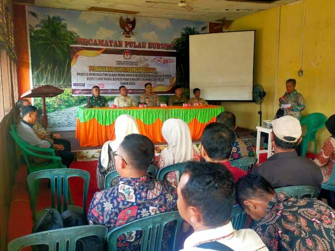 Danramil Hadiri Rangkaian Kegiatan Bimtek PPS Se- Kecamatan Pulau Burung