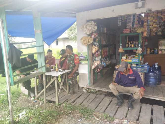 Sertu Rusmawan Tingkatkan Komsos, Jaga Kamtibmas di Objek Vital Nasional