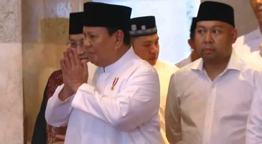Presiden Republik Indonesia Prabowo Sholat Idul Adha 1446H di Masjid Istiqlal