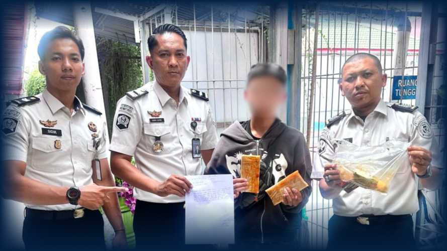 Jeli Mengawasi: Lapas Tembilahan Gagalkan Penyelundupan 2 Unit Handphone dalam Titipan Makanan