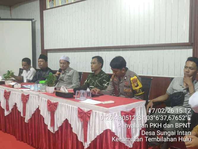 240 KPM BPNT dan 176 KPM PKH Sungai Intan Terima Bantuan Tahap I 2026, Warga Diimbau Bijak Gunakan Bansos Jelang Ramadhan