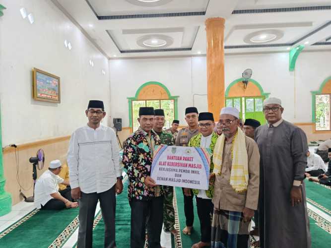 Camat Pelangiran Dampingi Safari Ramadhan Bupati Inhil   Beragam Kegiatan Sukses Dilaksanakan