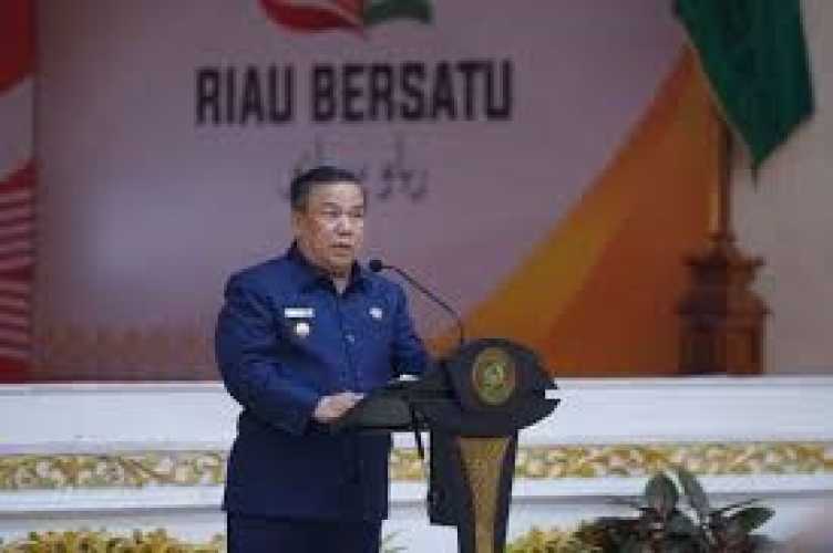 Pj Gubri Buka Rakorda Pelaksanaan Anggaran Pusat dan Daerah Provinsi Riau 2024