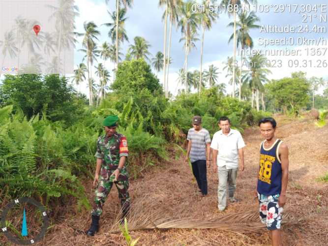 Babinsa Eksis Penanganan Karhutlah