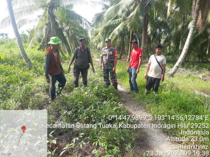 Sertu Januar aktulisasikan Peran Apter dalam Penanganan Karhutlah