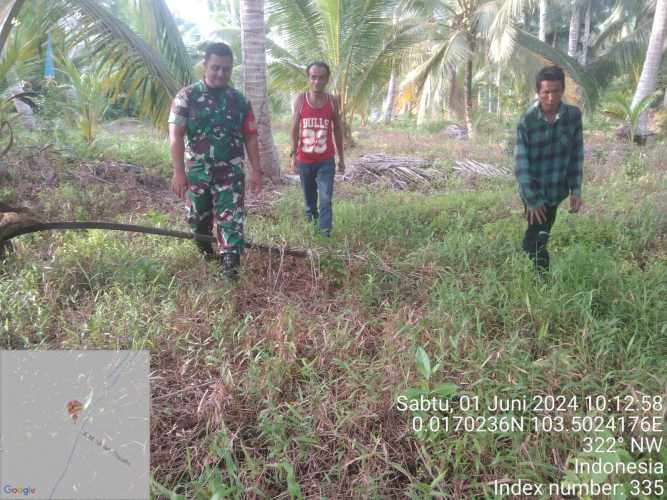 Serda Riyan Gusti Faldo Identifikasi  Ulang Lahan Rawan Karhutlah