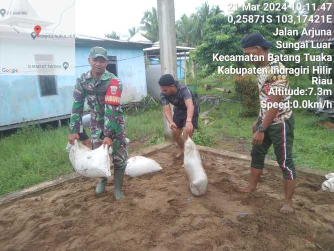 Pembangunan Musholla MTs.Nurul Huda Terus di Gesa