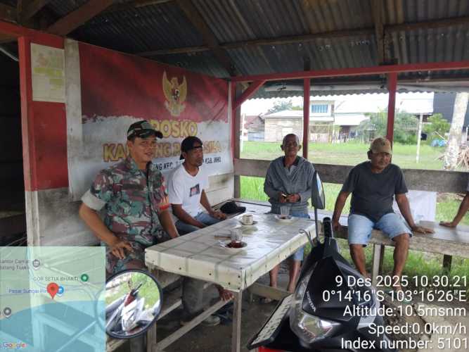 Babinsa Gelar Konseling Cegah Kenakalan Remaja di Kampung Pancasila