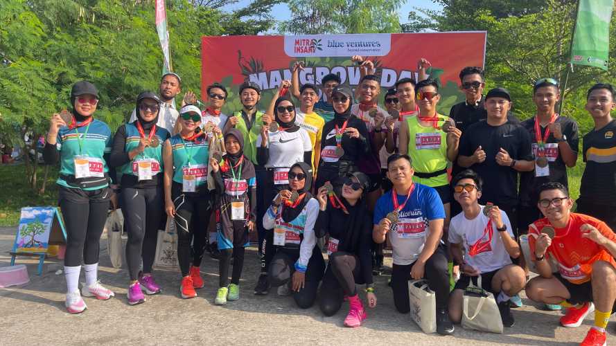 Anggota TBH Runners Juarai Bakau Run 2024