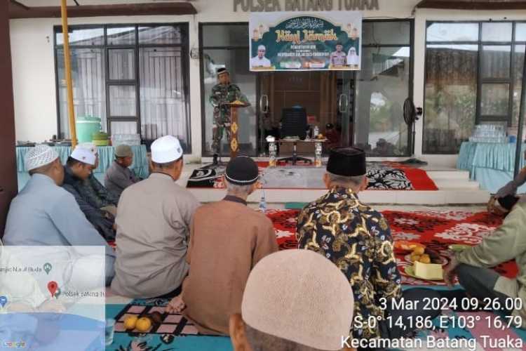 Menyambut Bulan Suci Ramadhan, Koramil 12/Batang Tuaka Peringati Haul Jamak