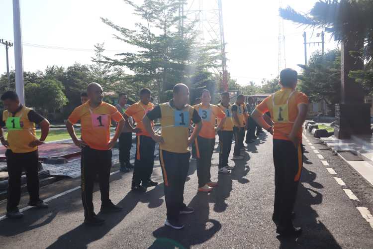 Polres Batu Bara Gelar Tes Kesamaptaan Jasmani Periode I Tahun 2025