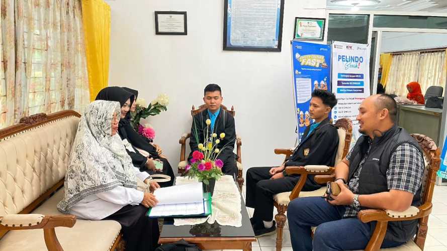 Pelindo Regional 1 Tembilahan Terima Siswa PKL SMKN 1 Tembilahan, Dukung Penguatan SDM Muda