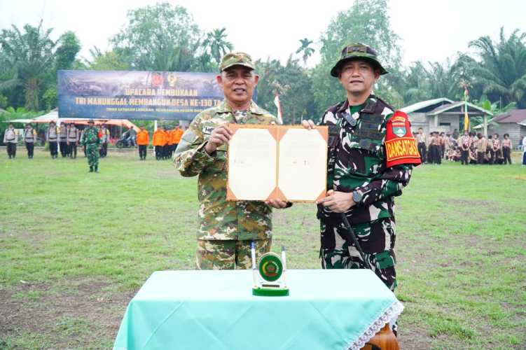 TMMD ke-130 Kodim 0314/Inhil Resmi Dibuka