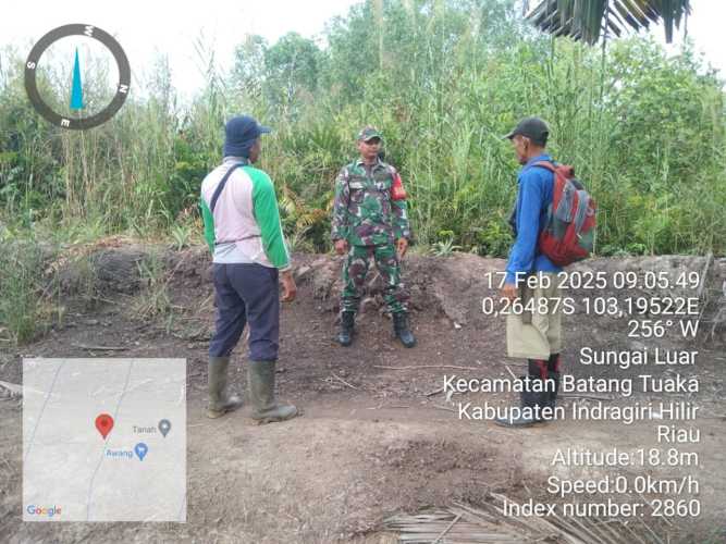 Serda Safrijon Memantau Kondisi Karhutlah Wayah Binaan