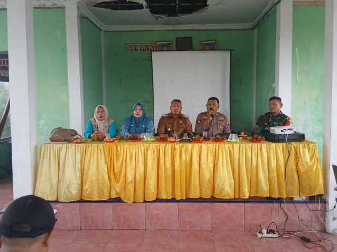 GINTAS di Pulau Burung,Komitmen Camat Razali Wujudkan Generasi Inhil Bebas Stunting