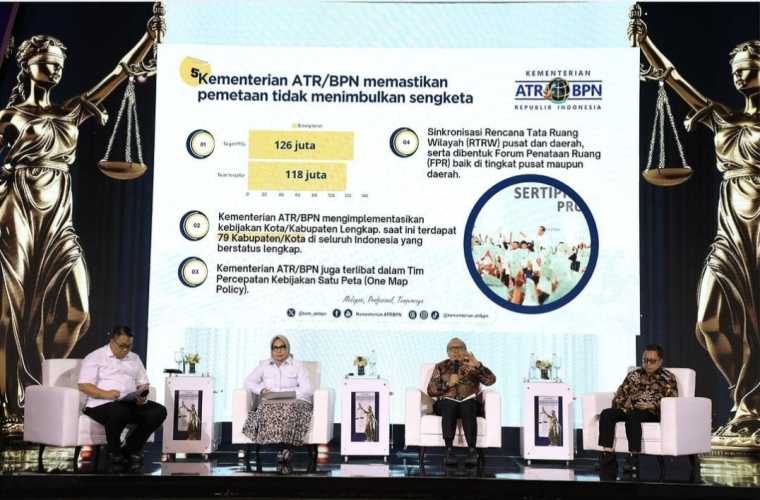 Dalam Diskusi Publik yang di Gelar CNBC Indonesia, Sekjen ATR/BPN Tegaskan Akan Melaksanakan Transformasi Digital Kurangi Konflik Agraria