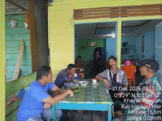 Babinsa Mandah Gelar Dukops Menjaga Ketentraman lingkungan: