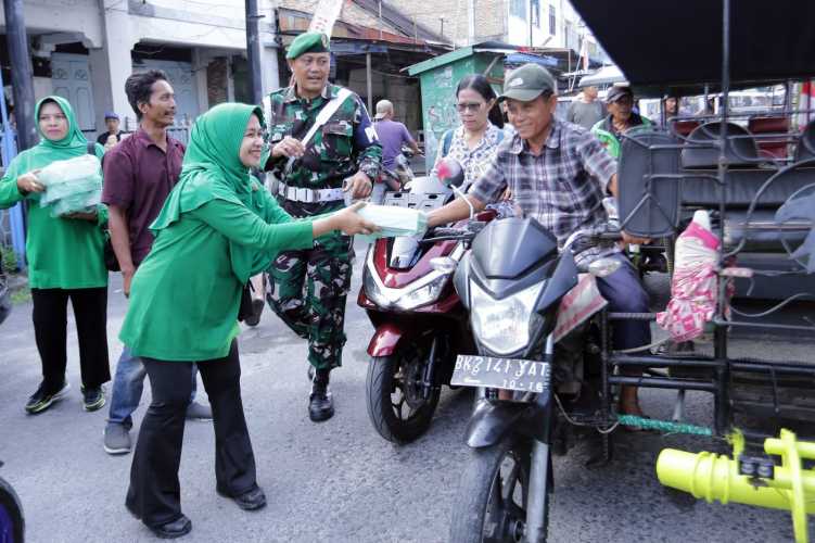 Kodim 0208/Asahan Gelar Jum’at Berbagi