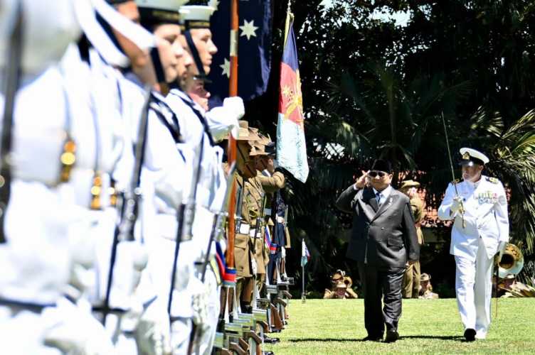 Gubernur Jenderal Australia Sam Mostyn Sambut Presiden Prabowo dengan Upacara Kenegaraan