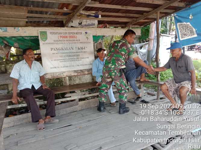 Danpos Koramil Pelda Jaharjam Ajak Organisasi Kemasyarakatan Berpartisipasi Tonjolkan Budaya