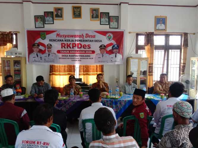 Menjahit Asa Pembangunan, Desa Rantau Panjang Gelar Musyawarah RKPDes 2026