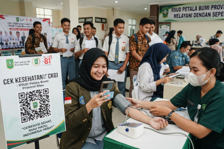 RSUD Petala Bumi Sediakan Layanan Cek Kesehatan Gratis bagi Pelajar dan Mahasiswa Selama Satu Bulan Full