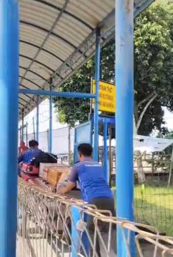 PT Pelabuhan Indonesia (Persero) Regional 1 Tembilahan Pastikan Keamanan Barang Bawaan Penumpang Speedboat Tujuan Batam