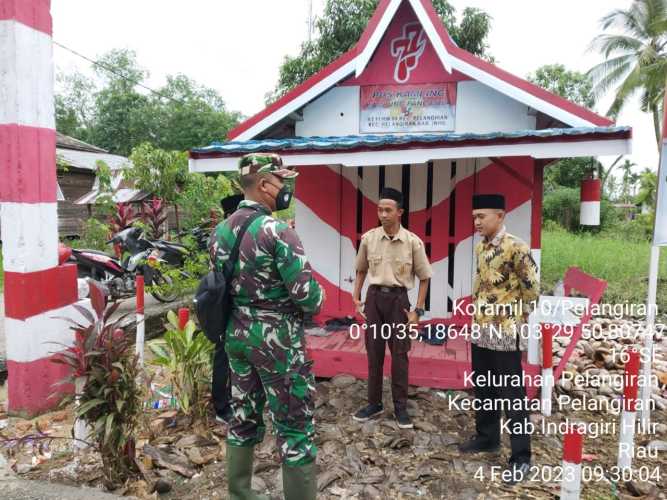 Babinsa Berkoordinasi Cegah Kenakalan Remaja