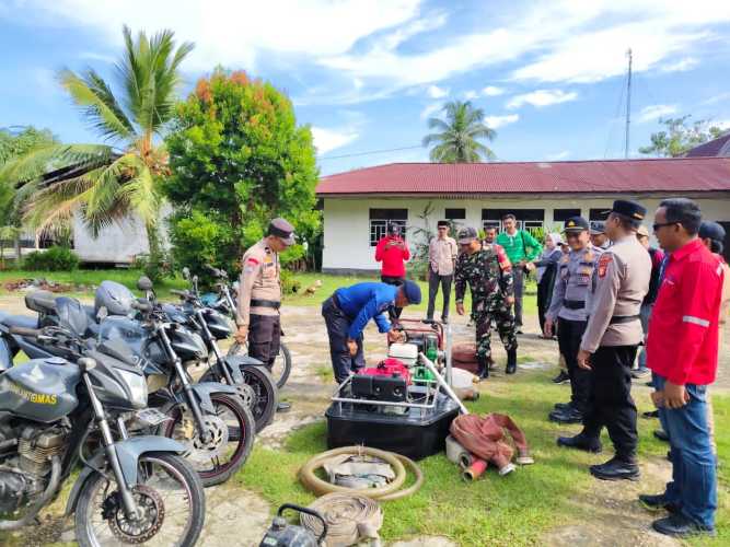 Apel Siaga Karhutla di Tempuling, Stake Holder dan MPA Perkuat Kesiapsiagaan Hadapi Musim Kemarau