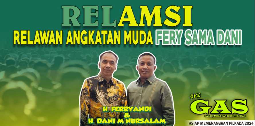 Relawan Amsi Inhil Siap Berjuang  Memenangkan Pasangan Fermadani