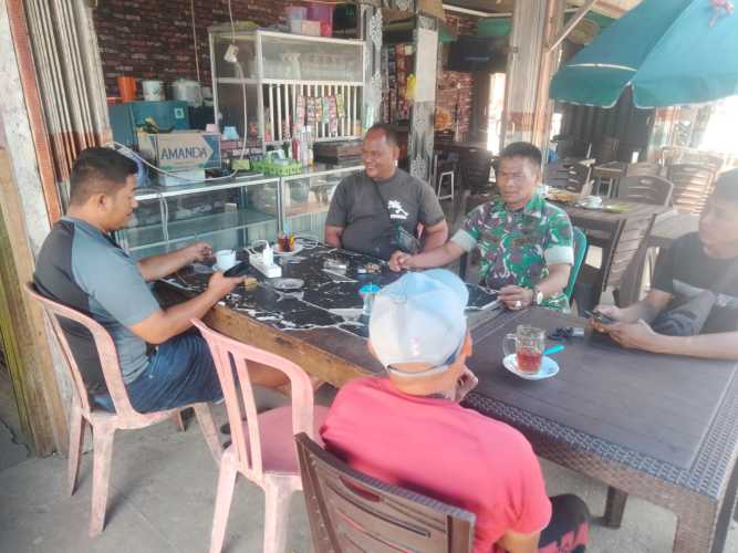 Danposramil 01/Tembilahan Membina SDM Setempat Melalui Silaturahmi