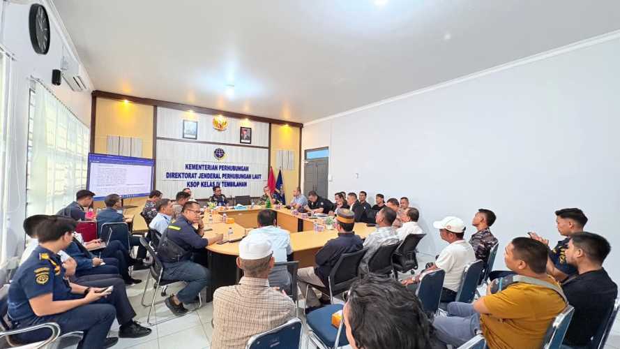 Rapat Lanjutan di KSOP Tembilahan, Pembukaan Trayek Kapal Penumpang Segera Direalisasikan
