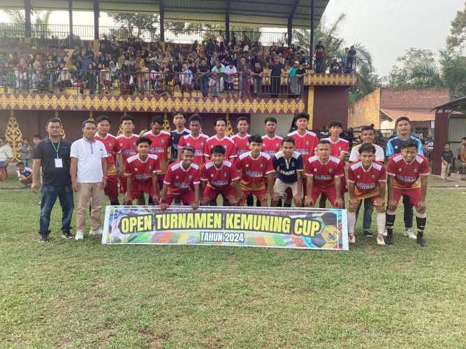 Turnamen Cup Kecamatan Kemuning Tahun 2024 Berlangsung Meriah