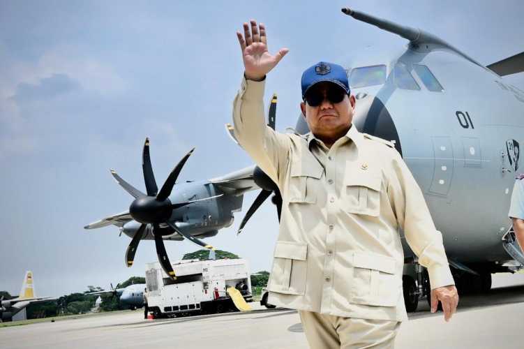 Presiden Prabowo Serahkan Airbus A400M untuk Perkuat Kekuatan Angkatan Udara Indonesia