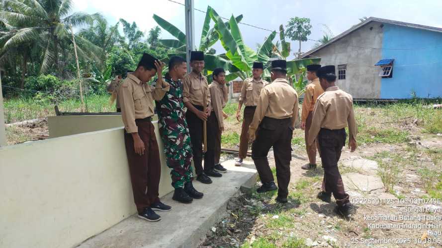 Babinsa Koramil 12/Batang Tuaka Laksanakan Komduk SDM di Desa Sungai Raya