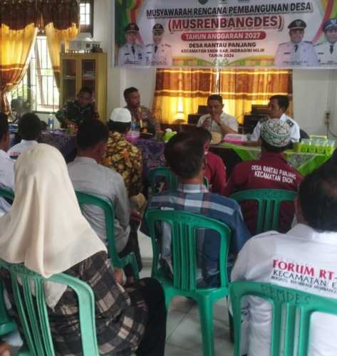 Kapolsek Enok Hadiri Musrenbangdes Tahun 2026-2027 Desa Rantau Panjang dan Berikan Himbauan Kamtibmas