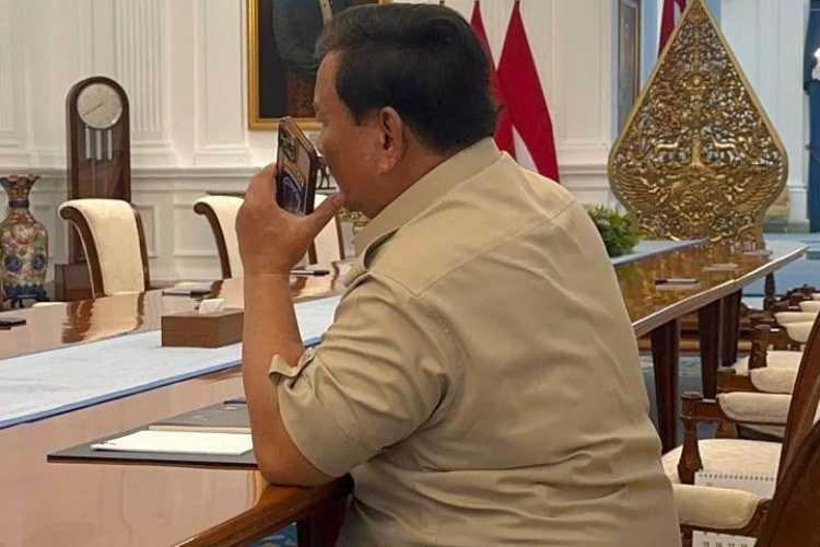 Presiden Prabowo Telepon Presiden Palestina, Sampaikan Ucapan Idulfitri dan Perkuat Solidaritas