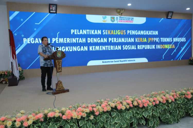 PPPK Asahan Siap Mengabdi, Ikuti Pelantikan Serentak Daring Kemensos RI