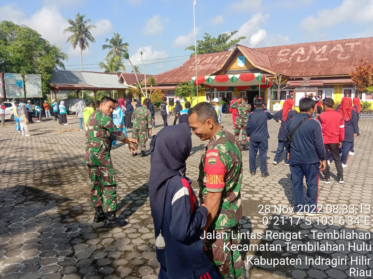 Merayakan Hari Guru Seluruh Anggota Koramil 01/Tembilahan  Ikut Meriahkan