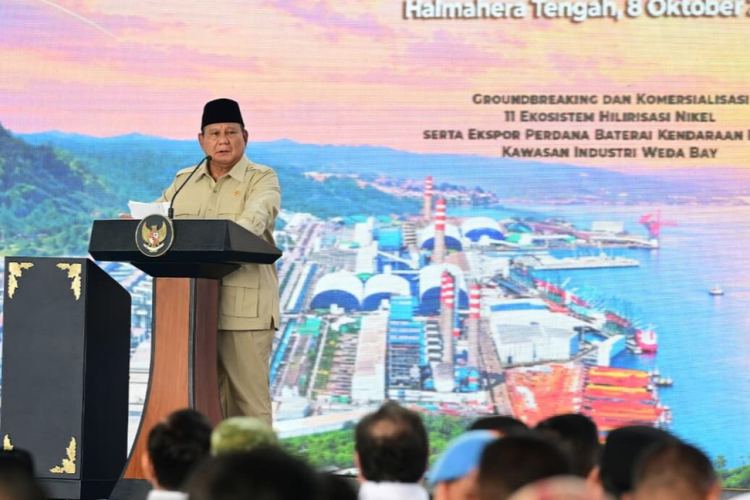 Presiden Prabowo: Ekspor Perdana Baterai Kendaraan Listrik Bukti Nyata Strategi Hilirisasi Indonesia