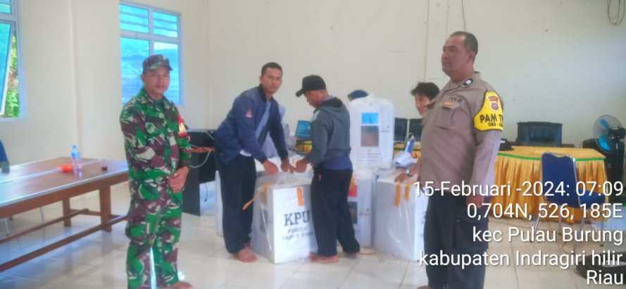 Serda Supardiyanto Lakukan Pendampingan di Gudang Logistik PPS Desa Manungal Jaya